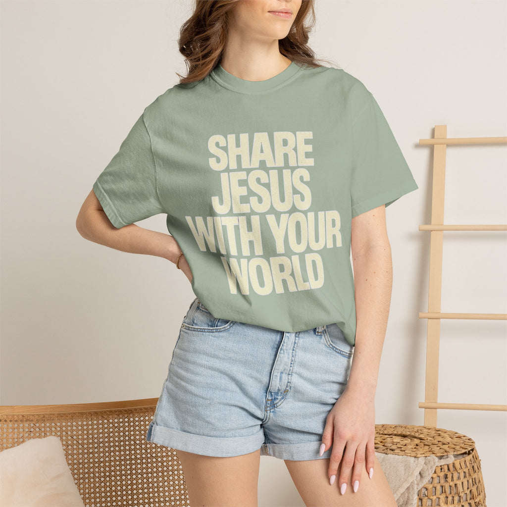 Share Jesus With Your World T-Shirt